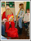Mikołaj przyszedł do naszej drużyny.Grudzień 2007