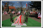 Dęby na Uroczystości Posadzenia Dębu Katyńskiego 16.04.2011