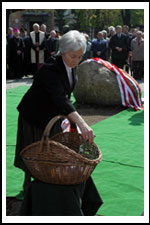 Dęby na Uroczystości Posadzenia Dębu Katyńskiego 16.04.2011