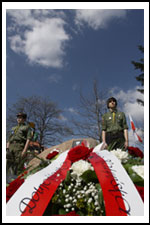 Dęby na Uroczystości Posadzenia Dębu Katyńskiego 16.04.2011